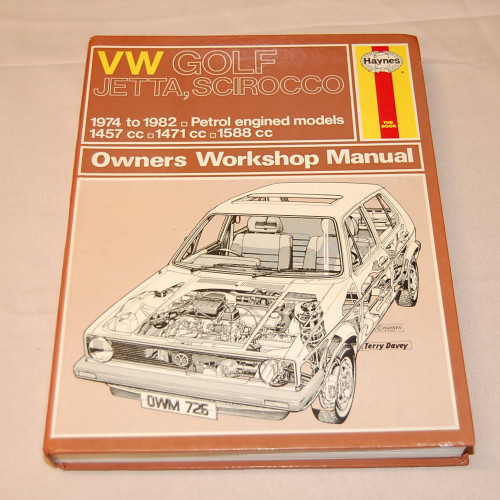 Owners Workshop Manual VW Golf, Jetta, Scirocco 1974-1982